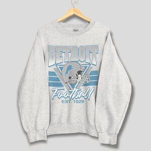 Vintage Detroit Lions Football Style Sweatshirt, 90s NFL Detroit Lions Shirt Tee